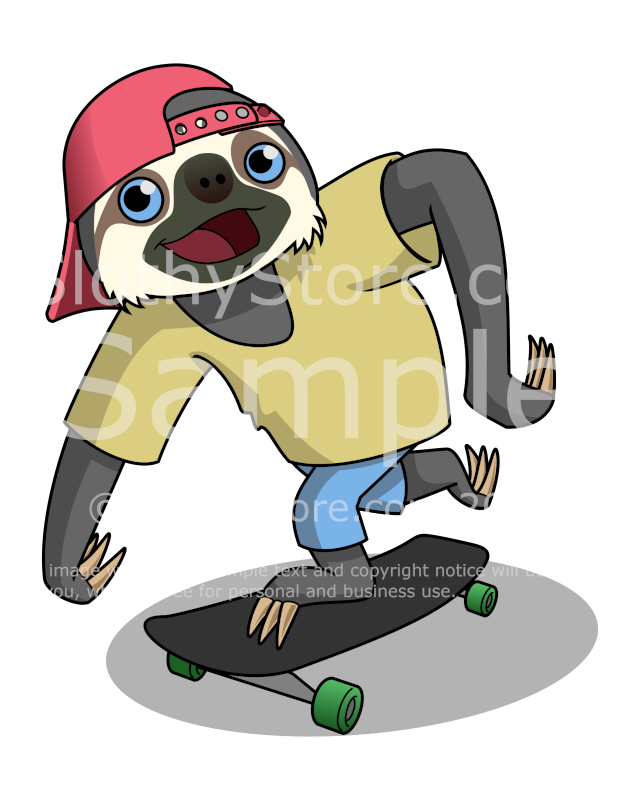 rocco-skater-sloth-sample